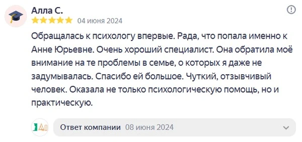 Отзыв от Алла С.